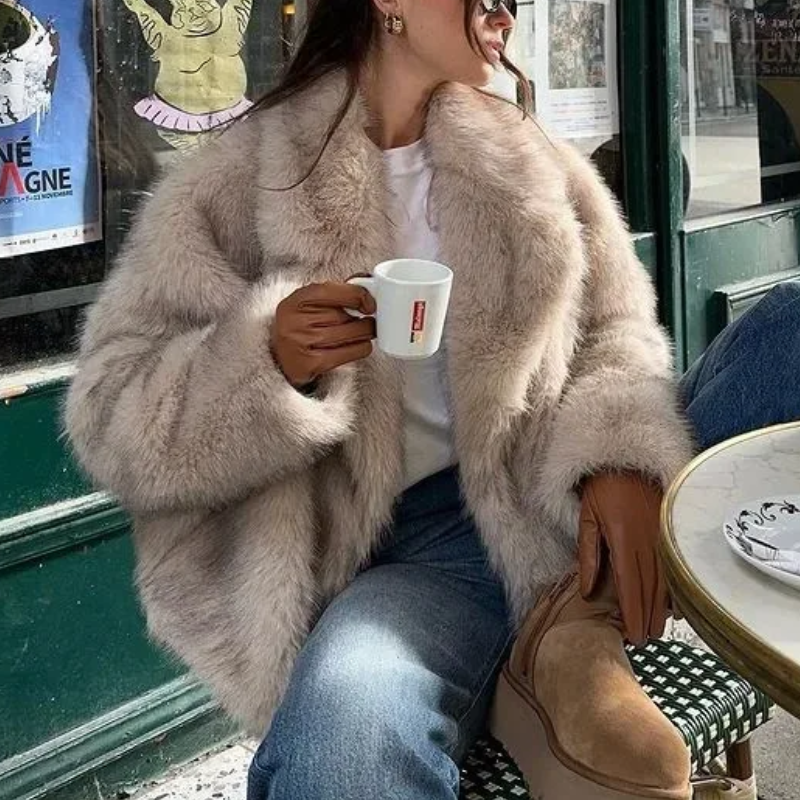 Women's Short Jacket | Fur ​​Jacket & Warm for Winter