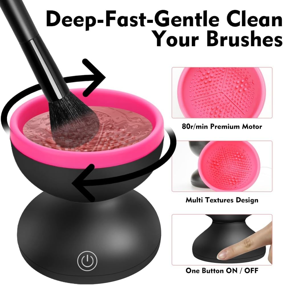 BrushClean | Automatischer Make-up-Pinselreiniger