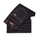Herren Cordhose Strech | Schwarz | 5-Pocket