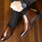 Men's Leather Ankle Boots | Retro & Business