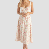 Amelie | Women's Corset Summer Dress | Midi