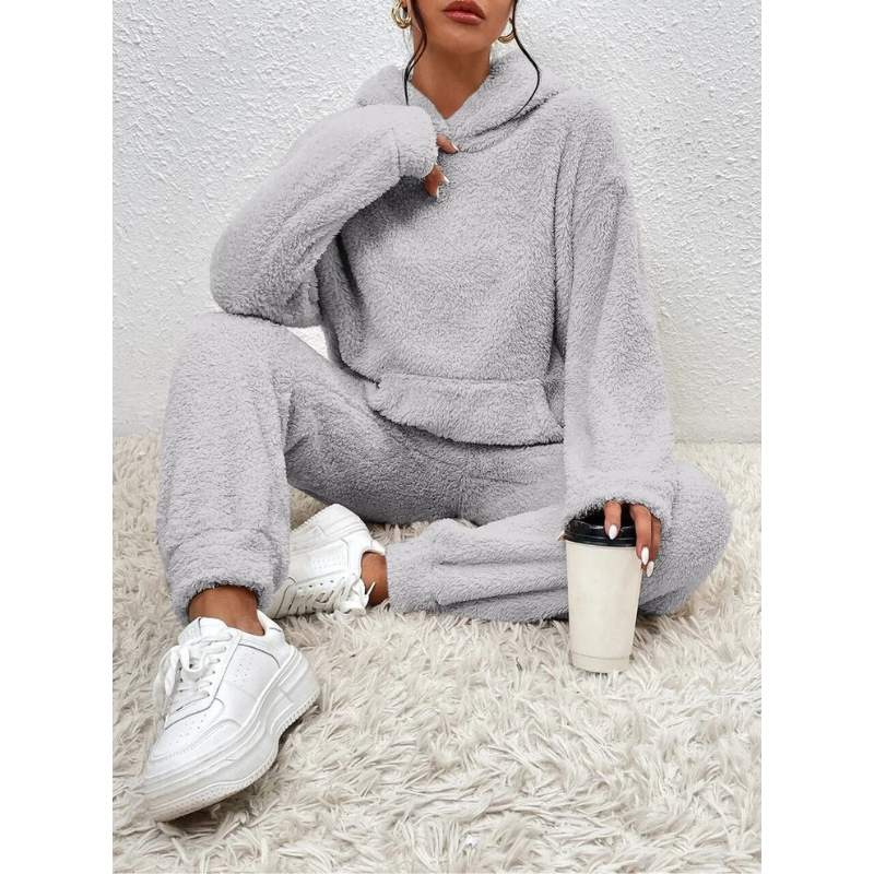 Damen Teddy Jogginganzug
