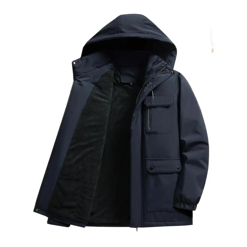 Men's Winter Jacket | Fleece Parka