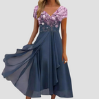 Alina | Damen Luftige Kleider | Maxi