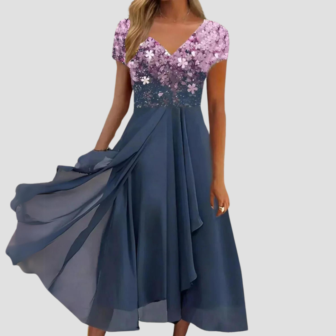 Alina | Damen Luftige Kleider | Maxi