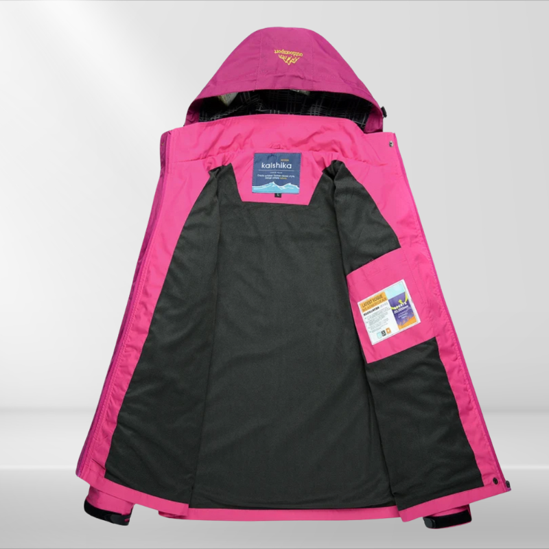 Outdoor-Wanderjacke Damen mit Kapuze | Wasserdicht