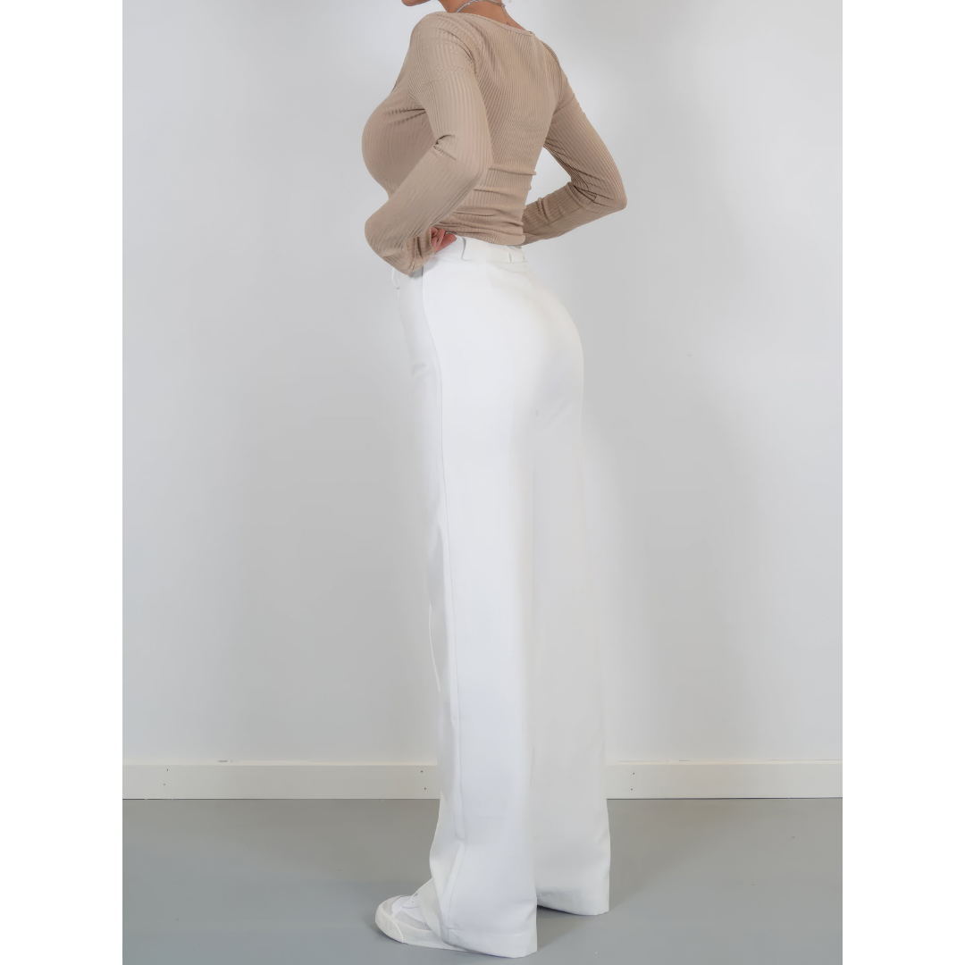 Women’s High-Waist Pants | Wide Leg Trousers