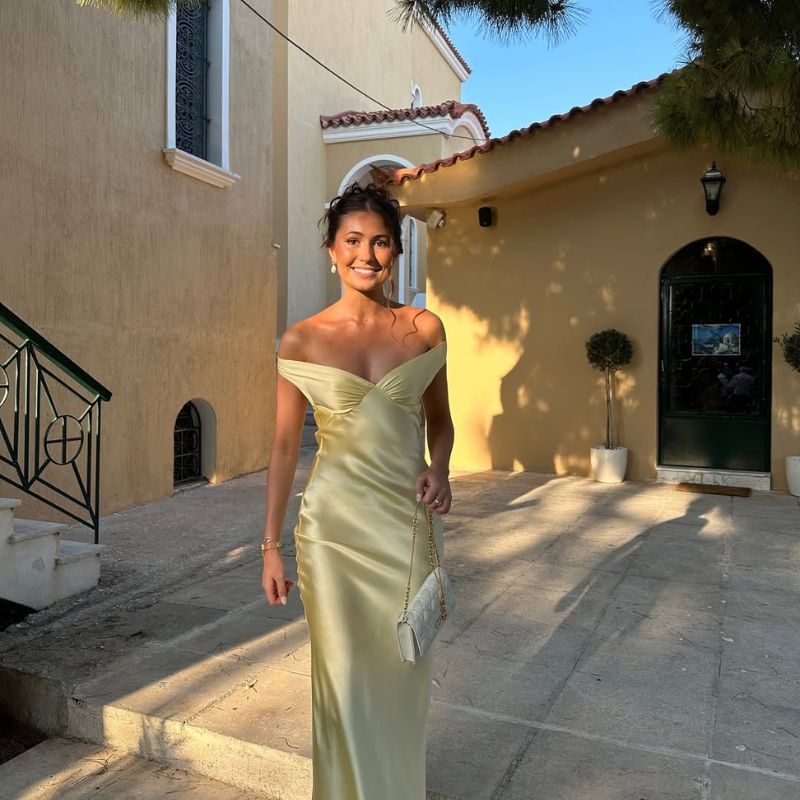 Rückenfrei Hochzeitsgast Kleid | Maxi