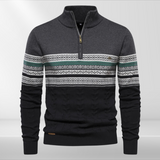 Rudy | High-quality sweater with retro pattern