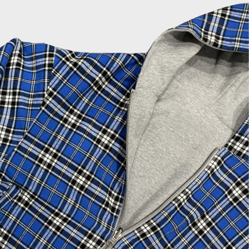 Reversible Hoodie | Oversize & reversible jacket Y2K style