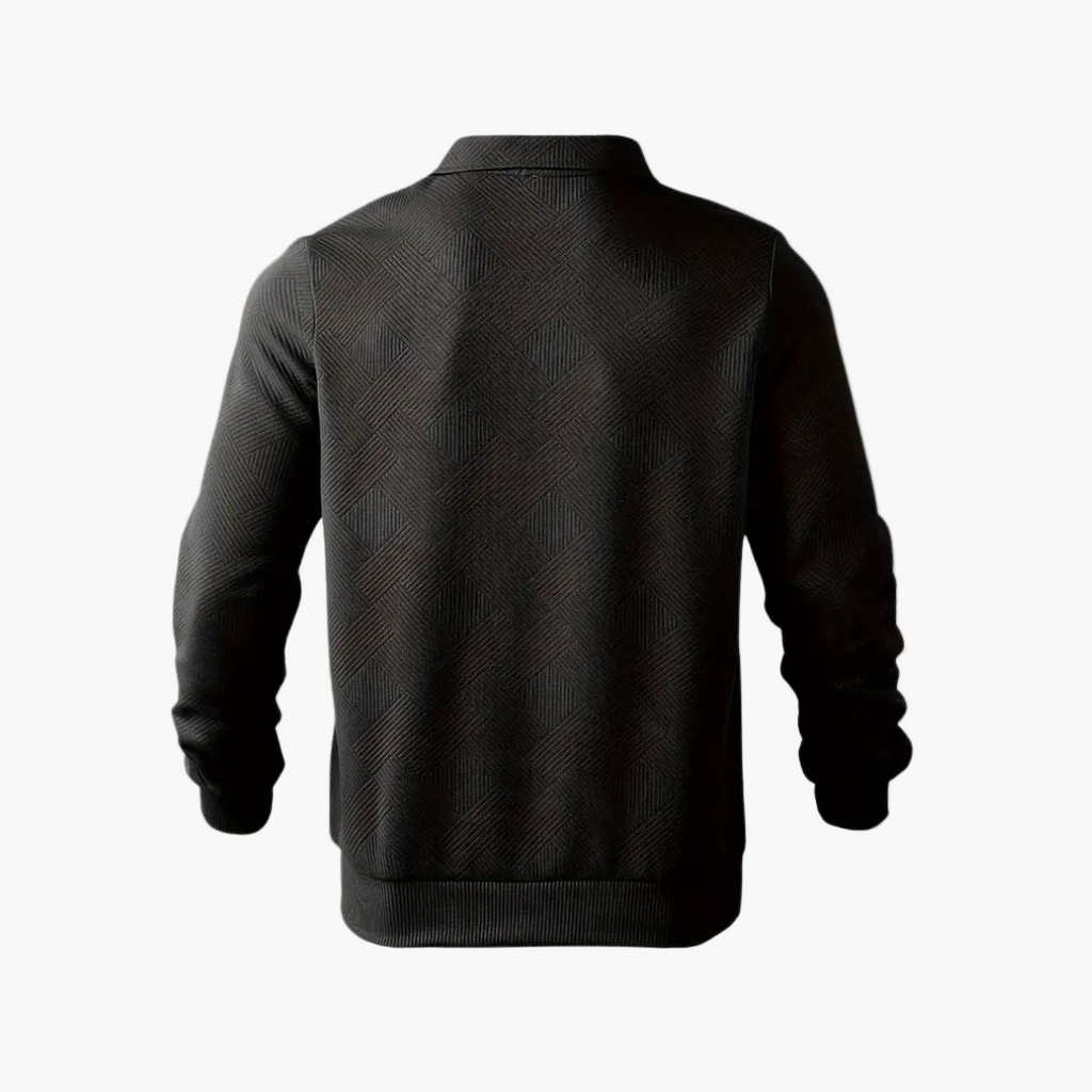 Herren Polo Pullover | Mit Reißverschluss