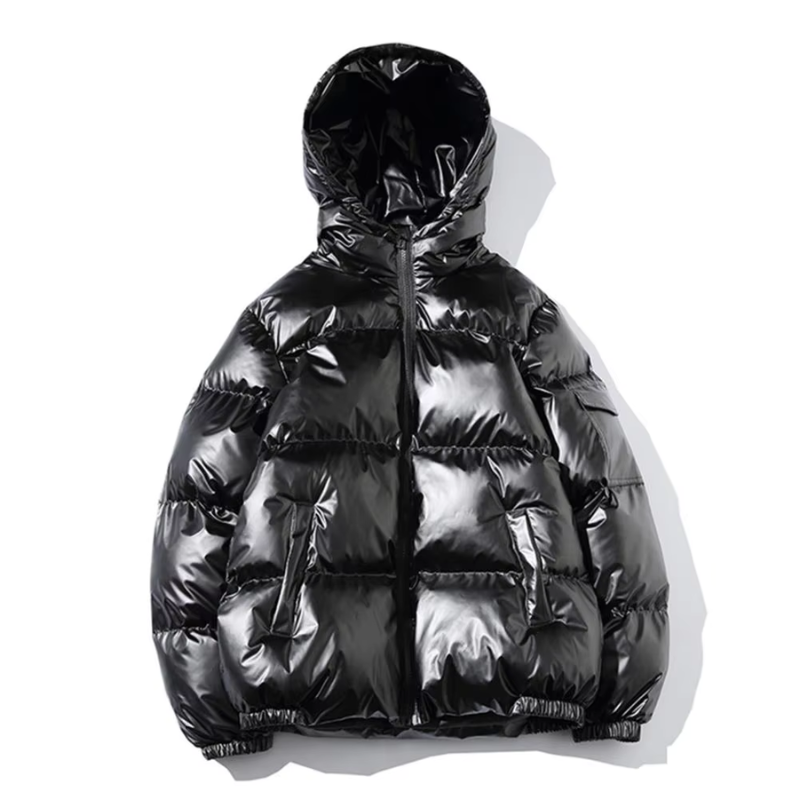 Metallic Windproof Winter Jacket | Puffer Jacket