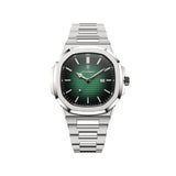 Men's stainless steel watch | Square dial