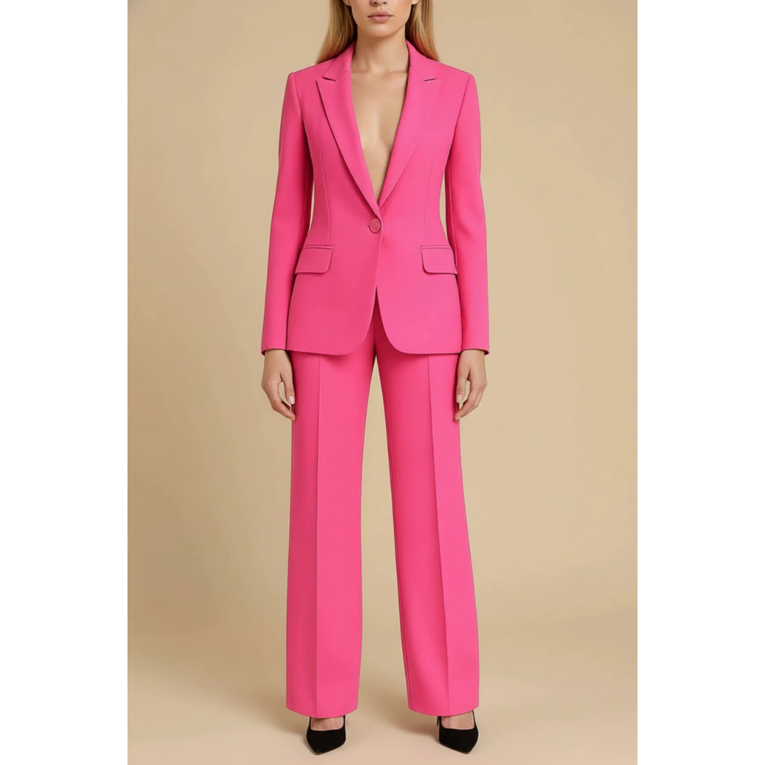 Women’s Business Suit | Long Blazer & Pants Set