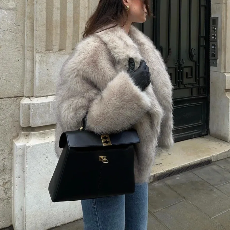Women's Short Jacket | Fur ​​Jacket & Warm for Winter