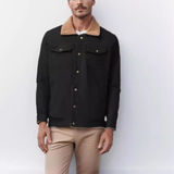 Men's Canvas Jacket | With Teddy Collar | Winter