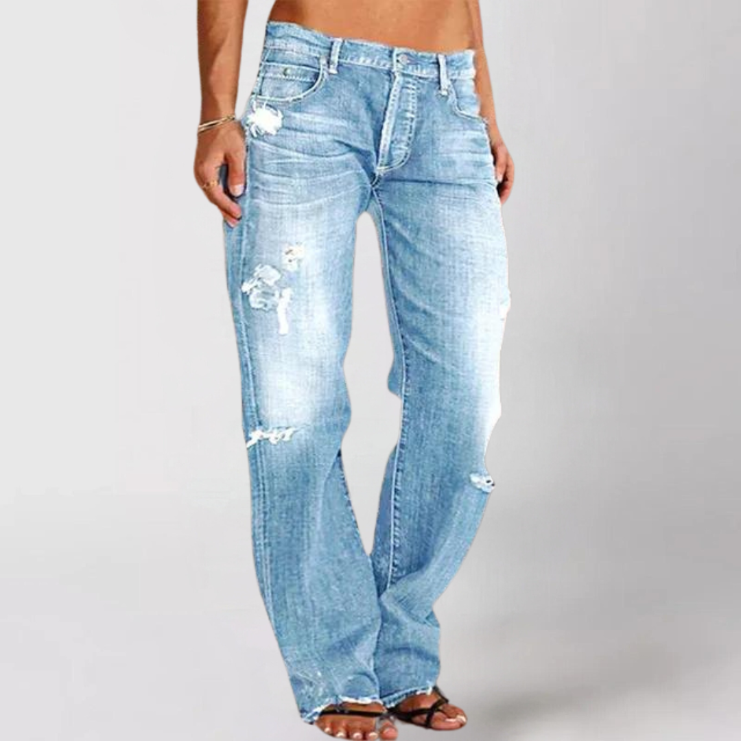 Viktoria | Locker sitzende Baggy Jeans für Frauen