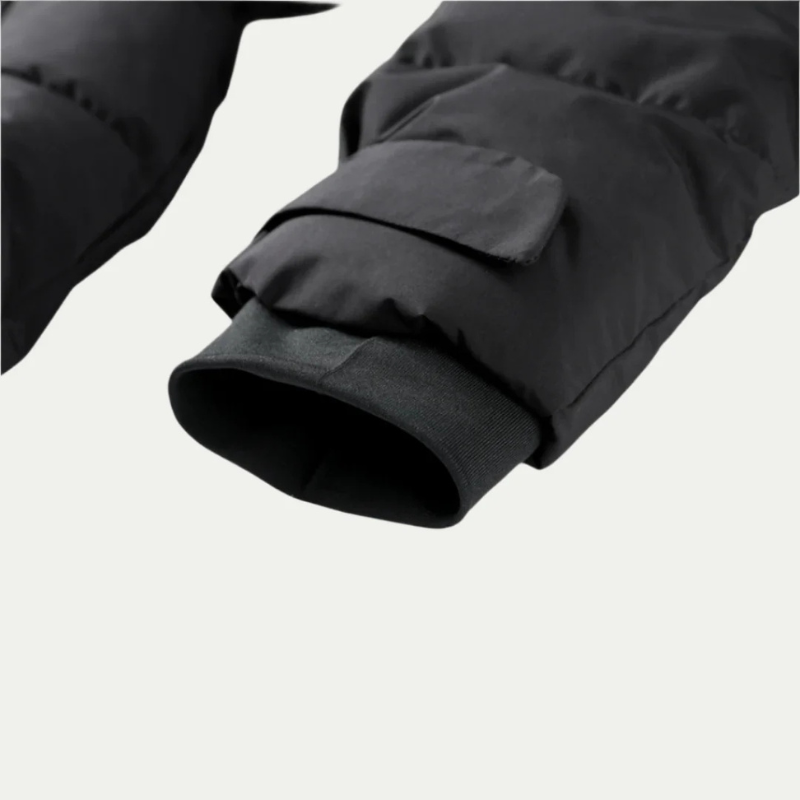 Damen Winterjacke | Skijacke | Schwarz Gefüttert & Mit Gürtel