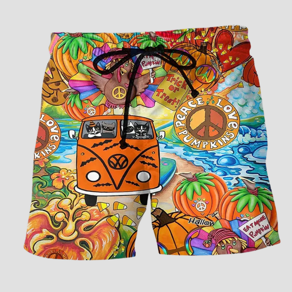 Jeremiah | Herren Badehosen | Kurze mit Graffiti-Print