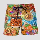 Jeremiah | Men's Swim Trunks | Shorts with Graffiti Print