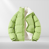 Men's fleece-lined and padded puffer jacket