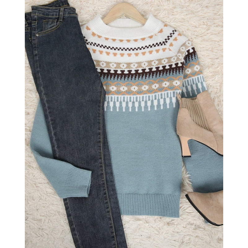 Damen Norweger Pullover | Strick & Winter