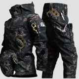 Men's Outdoor Set | Winter Camouflage Jacket & Cargo Pants