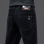 Herren Cordhose Strech | Schwarz | 5-Pocket