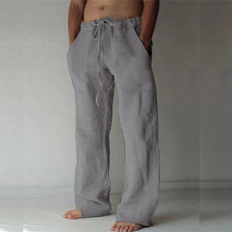 Bernardo | Herren Baggy Hose - Leinenstil