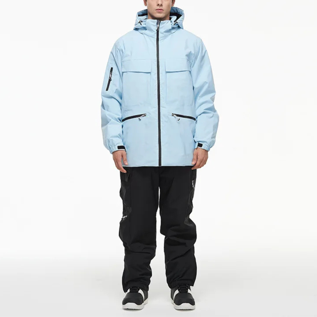 Herren Skianzug | Wasserdichte Skijacke für Outdoor & Schnee