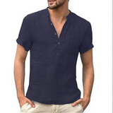 Renric | Men's T-Shirt - Linen Style