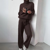 Turtleneck lounge set | Cashmere feel tracksuit