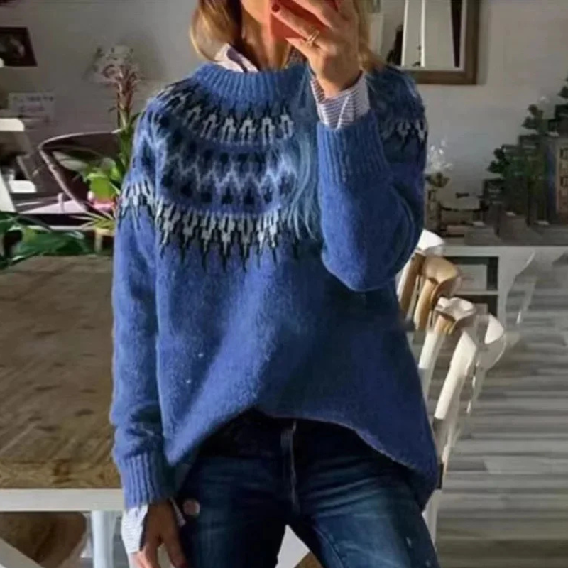 Damen Norweger Pullover | Winter & Klassisches Muster