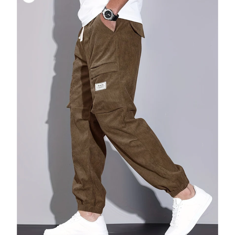 Herren Cordhose Cargo | Komfortable