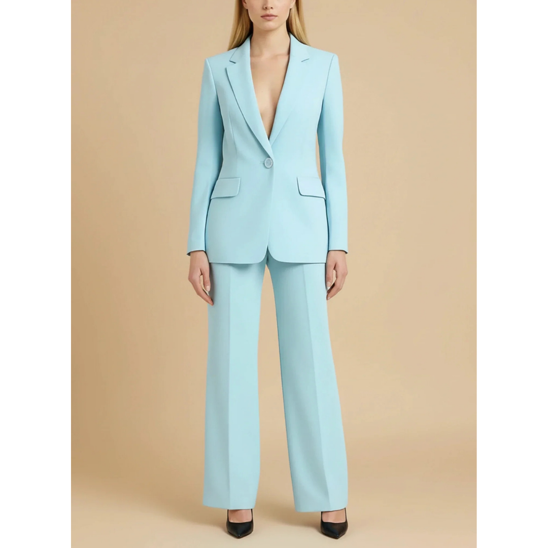 Women’s Business Suit | Long Blazer & Pants Set