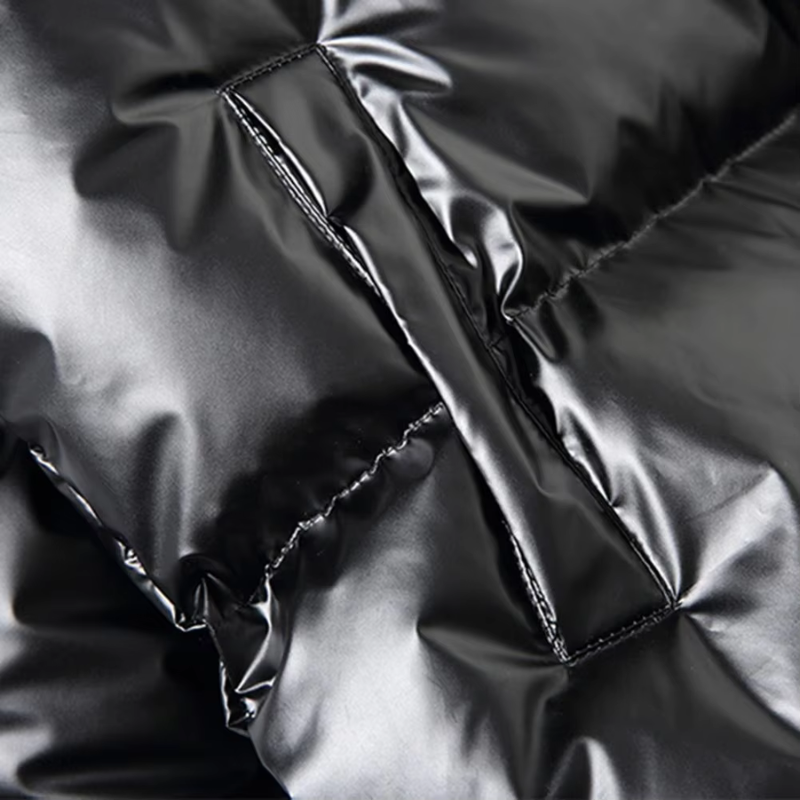 Metallic Windproof Winter Jacket | Puffer Jacket