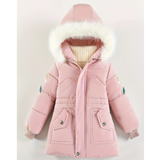 Girls' Parka | Winter Jacket with Hood | Kids