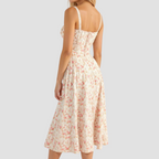 Amelie | Women's Corset Summer Dress | Midi