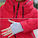 Damen Steppjacke mit Kapuze | Daunen