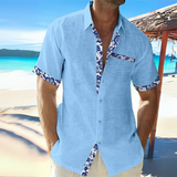 Tavion | Men's Short Sleeve Shirts - Linen Style