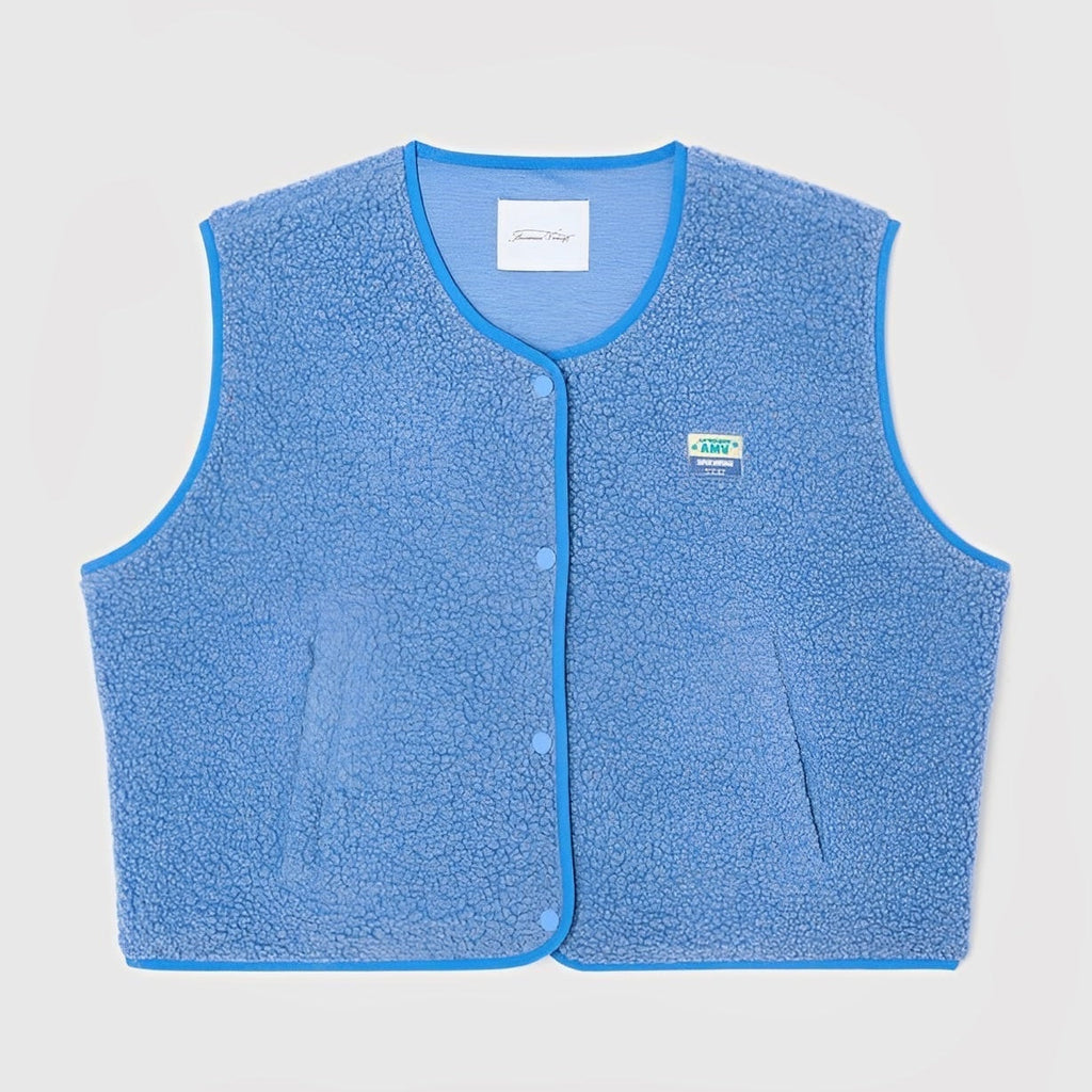 Bea | Damen Strick-Cardigan ohne Ärmel
