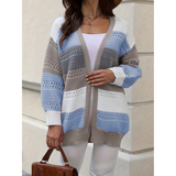 Women's Cardigan | Striped & Relaxed Fit