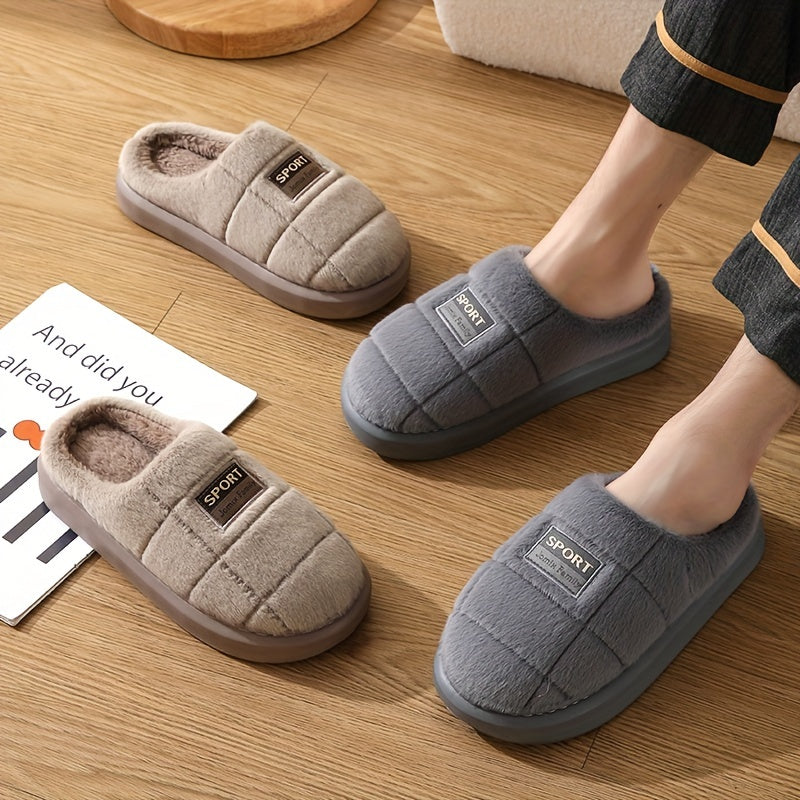 Men's slippers | Fluffy, warm & non-slip