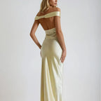 Rückenfrei Hochzeitsgast Kleid | Maxi