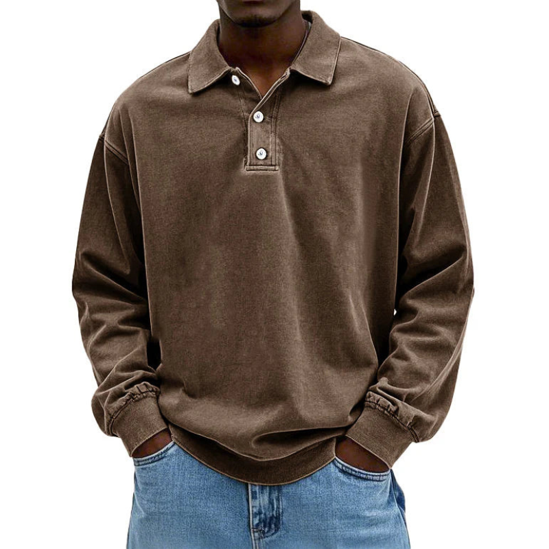 Herren Polo Pullover | Langarm
