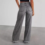 Damen Loose Fit Jeans | Raw-hem