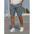 Kurze Sommerhose mit verstellbarem Hoher Taille für Herren