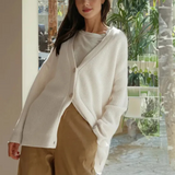 Women's Cardigan | Fine cable pattern