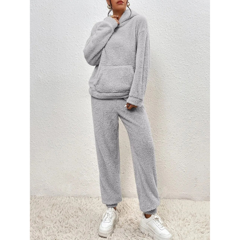 Damen Teddy Jogginganzug