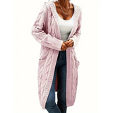 Women's Long Cardigan | Knit Jacket with Pockets